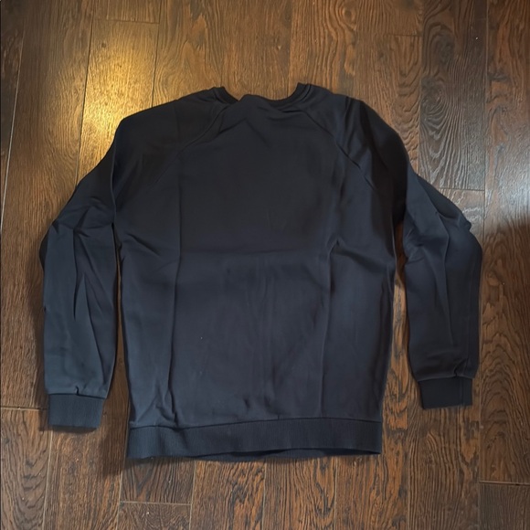 Black Crewneck Sweater with Graphic Design - Picture 3 of 6